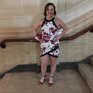 Rose homecoming dress